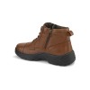 TSF Genuine Leather Zip Police Boots For Men (9405-TAN)